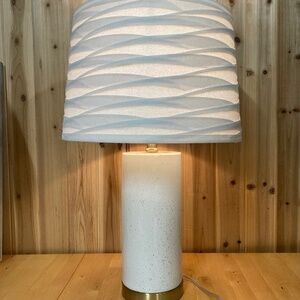 Large Ceramic Table Lamp with New Shade